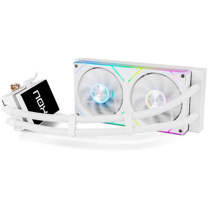 NOX Hummer M-240 LCD Blanco ARGB